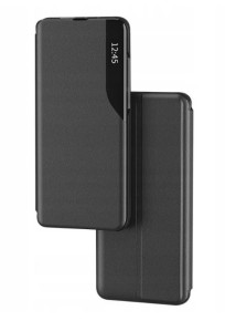 Луксозен кожен калъф тефтер ултра тънък SMART и стойка за Xiaomi Redmi Note 12 Pro 5G черен